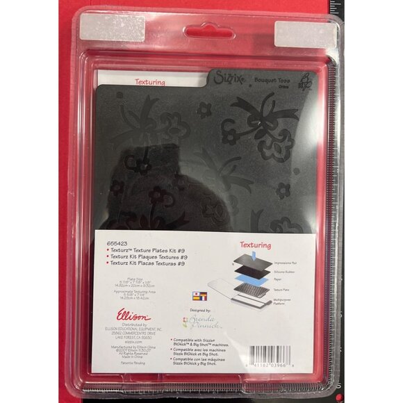 Sizzix Texturz Texture Plates Kit #9 for Embossing & Texturing 655423 - Picture 2 of 2